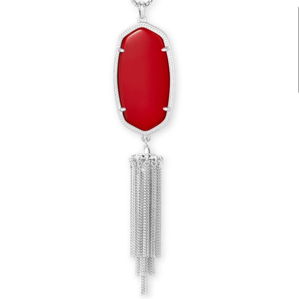Kendra Scott Rayne Silver Pendant Necklace